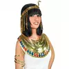 Zlatá egyptská hadí flitrovaná čelenka pro ženy