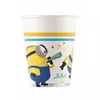 8 kartonových kelímků Minions 200 ml