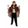 Žluto-červený upíří kostým pro chlapce Halloween