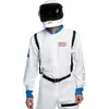 Bílá astronautská helma pro dospělé