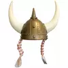 Vikingská helma s copánky pro dospělé