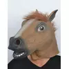 Hnědá koňská maska pro dospělé