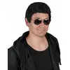 Černá kudrnatá paruka pro muže