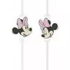 4 brčka s kartonovým medailonem Minnie (obličej)