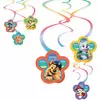 6 papírových spirál Paw Patrol 60 cm