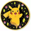 8 talířů Pokémon Pikachu 23 cm