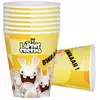 Kartónové kelímky Raving Rabbids 200 ml