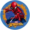 Spiderman modrý jedlý wafer disk 20 cm
