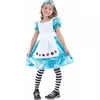 Kostým Alice pro dívky, Velikost: 4-6 let (110-120 cm)