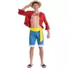Kostým Luffy One Piece pro dospělé, Velikost: Large
