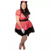 Miss Mouse kostým pro ženy – plus size
