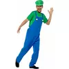 Zelený instalatérský kostým pro muže, Velikost: Medium