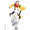 Kostým Carry Me Jolly Jumper pro dospělé - Lucky Luke
