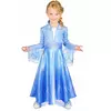 Elsa Frozen 2 Deluxe kostým pro dívky, Velikost: 7-8 let (124 - 136 cm)
