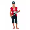Korsárský pirátský kostým pro chlapce, Velikost: 7-9 let (120-130 cm)