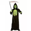 Kostým vyhřezlé kostry pro děti Halloween, Velikost: 11-13 let (158 cm)