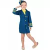 Kostým letušky – uniforma pro dívky, Velikost: 4-6 let (110-120 cm)