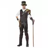 Steampunk dobrodruh kostým pro muže, Velikost: Medium