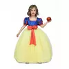 Žluto-modrý plesový princeznovský kostým pro dívky, Velikost: 9 let (122 - 134 cm)
