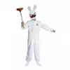 Dětský kostým Raving Rabbids s maskou, Velikost: 10-12 let (130/140 cm)
