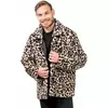 Dospělý leopardí kabát z umělé kožešiny, Velikost: Medium