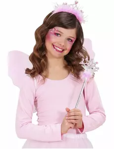 Růžová princeznovská hůlka a tiára