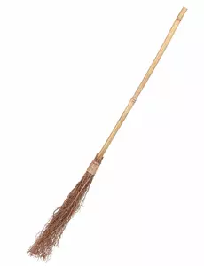 Dřevěné čarodějnické koště 88 cm