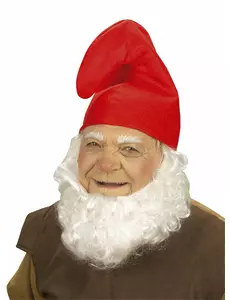 Červená čepice elfa pro dospělé