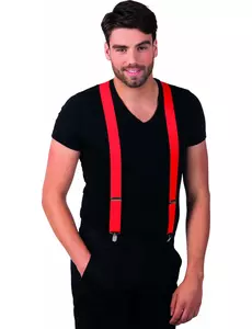 Červené šle pro dospělé