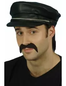 Černá biker čepice pro dospělé