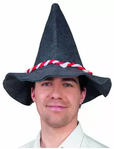 Bavorský klobouk pro dospělé s červeno-bílou šňůrkou