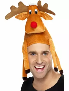 Vánoční sobí čepice pro dospělé