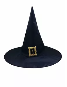 Čarodějnický klobouk s přezkou pro dospělé Halloween