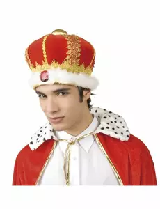 Pokrývka hlavy krále pro dospělé