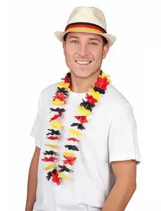 Havajský náhrdelník fanouška Německa pro dospělé