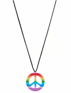 Vícebarevný hippie náhrdelník pro dospělé