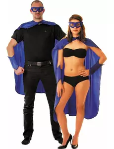 Modrá superhrdinská sada pro dospělé