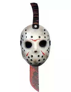 Plastová mačeta a maska Jason Pátek 13.