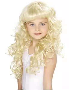 Blond paruka princezny pro dívky