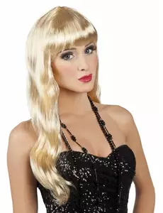Dlouhá zlatě blond paruka pro ženy