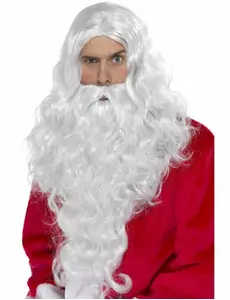 Paruka a vousy Santa Clause pro dospělé