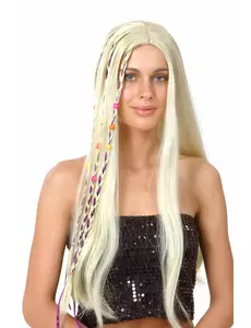Blond hippie paruka pro dospělé