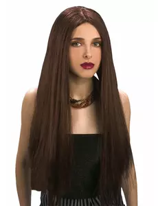 Dlouhá hnědá paruka pro ženy, 60 cm