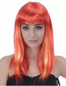 Paruka s dlouhými červenými vlasy pro ženy