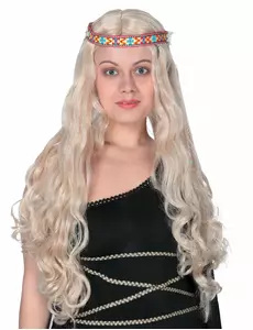 Dlouhá blond hippie paruka pro ženy