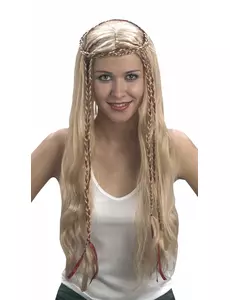 Středověká blond paruka pro ženy