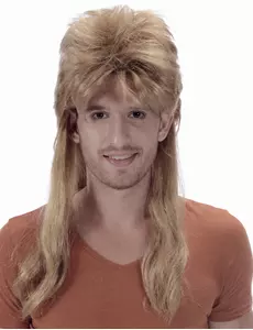 Blond mullet paruka pro muže