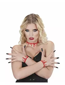 Krvavý choker pro dospělé Halloween