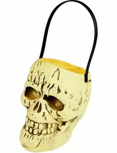 Kýblík na sladkosti lebka Halloween