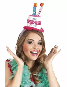 Čelenka narozeninový klobouček pro dospělé